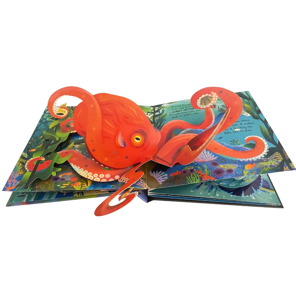 Usborne Pop Up Ocean 3D Flap English Picture Book for Kids Baby Educational Parent-child Interaction Bedtime Reading Books