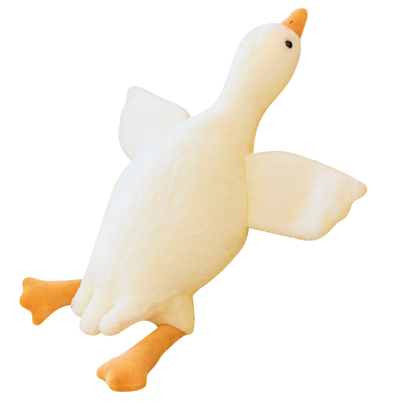 50cm Soft Goose Plush Toy for Cats Dogs Relax Pet Companion Anxiety-Relieving Dog Buddy Energy Release Gift for Pets
