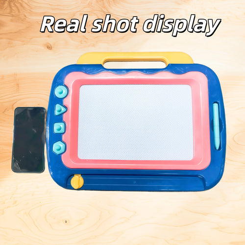 Baby colored magnetic drawing board super large children's toy graffiti erasable drawing writing board magnetic suction early ed